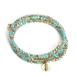 Beautiful Aqua Green Stretch Bracelet